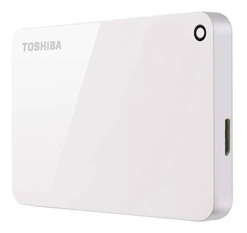 Imagen 2 de 3 de Disco duro externo Toshiba Canvio Advance HDTC910X 1TB blanco