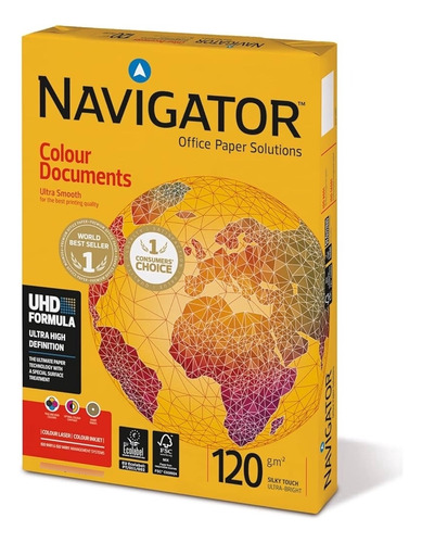 Hojas A4 Navigator Papel 120grs. Serviciopapelero