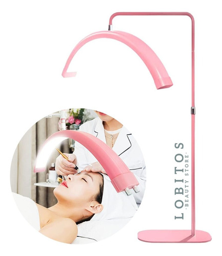 Lampara Led Media Luna Para Extensiones De Pestañas Estetica