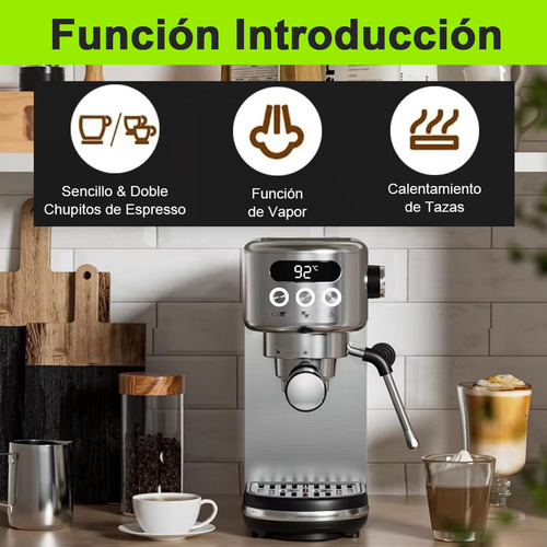 Ewtto Cafetera Portatil De Espresso Profesional De 20 Bares