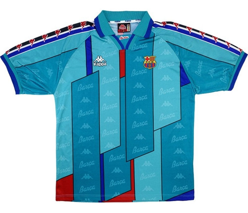 Camiseta Retro Fc Barcelona Suplente 1996-97 Ronaldo