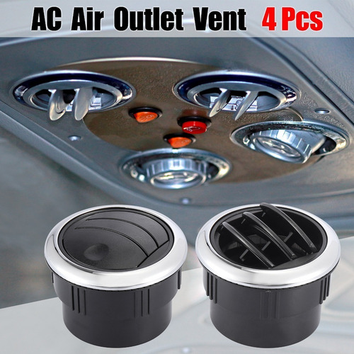 4 Rejillas De Salida De Aire 87x66 Mm Para Rv, Autobús, Barc