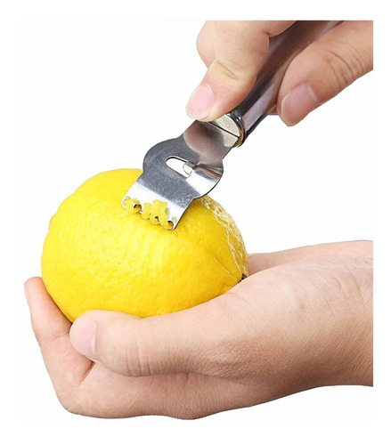 Rallador Cítricos Limón Zester Cocina Acero Inox. Silmar