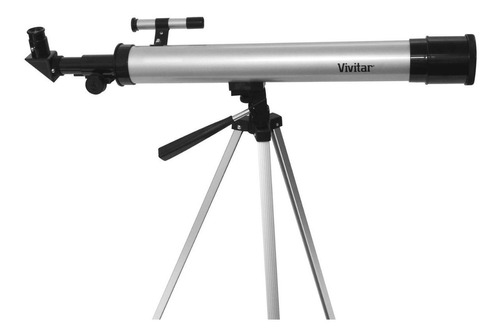 Telescopio Refractor Con Tripode Aumento 60x Y 120x Vivitar