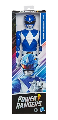 Boneco Power Rangers Mighty Morphin Ranger Azul Hasbro