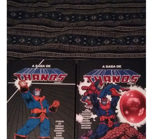 Livro Hq A Saga De Thanos Vol: 1 E 2 (estado De Novo) (Usado)