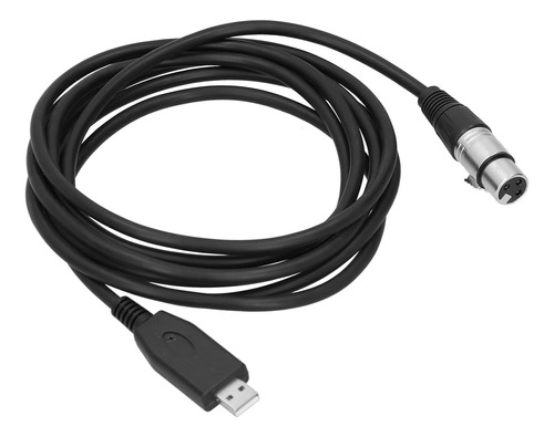Cable De Micrófono Hembra Usb A Xlr, Enchufar Y Conectar Mic