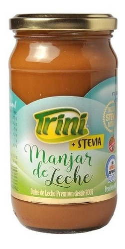 Imagen 1 de 1 de Dulce De Leche Sin Azucar Trini Con Stevia Sin Tacc X 400gr.