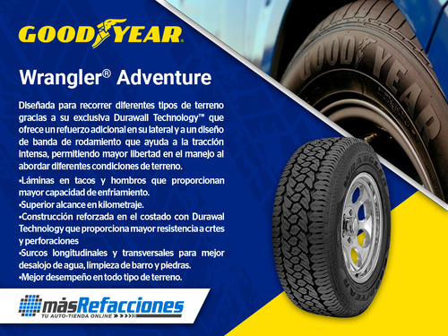 Llanta Goodyear Lt215/75r15 Wrangler Adventure 106/103s