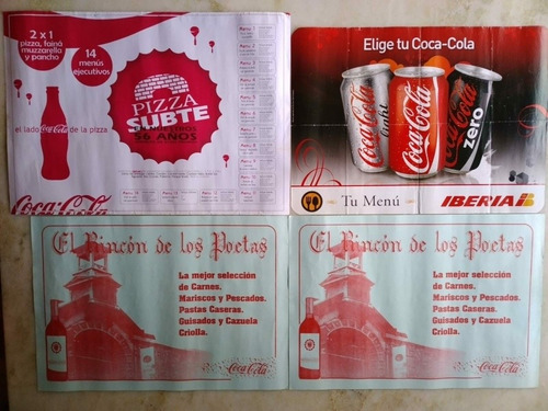 Posters,cartel Publicidad Coca Cola,precios Por Los Cuatro