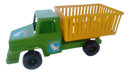 Caminhão Rodeio Verde Brinquedo Retrô Estilo Antigo Vintage 