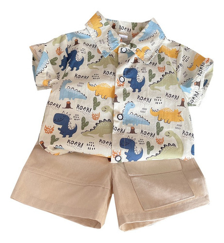 Conjunto Casual De Verano Para Bebés Camiseta Y Pantalones