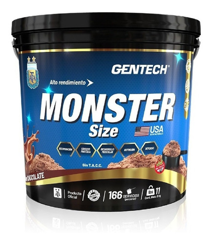 Whey Protein 7900 5 Kg Monster Size Gentech Proteina Gentech