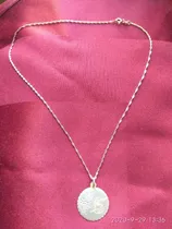 Comprar Medalla Plata 925 + Cadena 40 Cm + Grabado Kendra Joyas