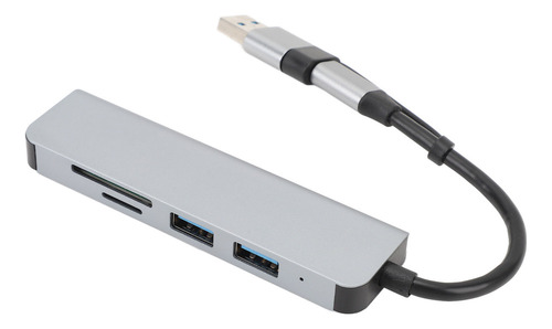 Estación Acoplamiento Usb C 5 En 1 Tipo Hub, 5 Gbps, 3 Da