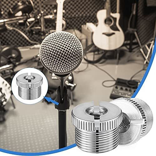 Adaptador De Tornillo De Micrófono Macho A 1/4 De Pulgada He