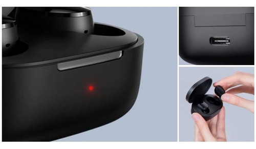 Auriculares in-ear gamer inalámbricos Xiaomi Mi True Wireless Earbuds Basic 2S TWSEJ07LS negro