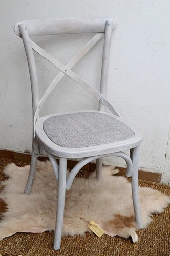 Silla X Cruz Estilo Thonet Esterilla T Restoration Hardware