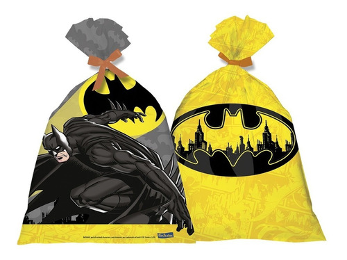 Sacolinhas Plásticas Surpresas - Festa Batman