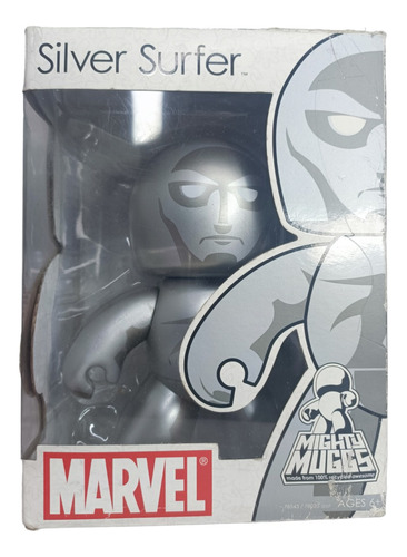 Mighty Muggs Silver Surfer Marvel ( Los 4 Fantasticos )