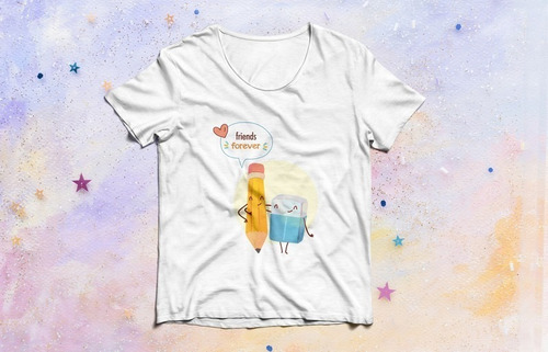 Imagen 1 de 2 de Remera Dama Amistad Día Del Amigo - Varios Modelos
