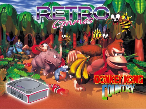 Retrogames Con 8000 Juegos + Donkey Kong Country Snes Rtrmx