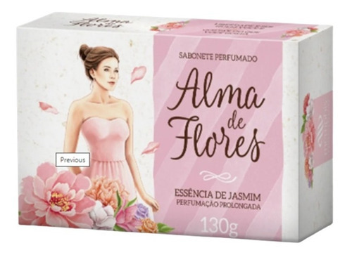 Sabonete Alma De Flores - Lata Presenteável Com 04 Unidades