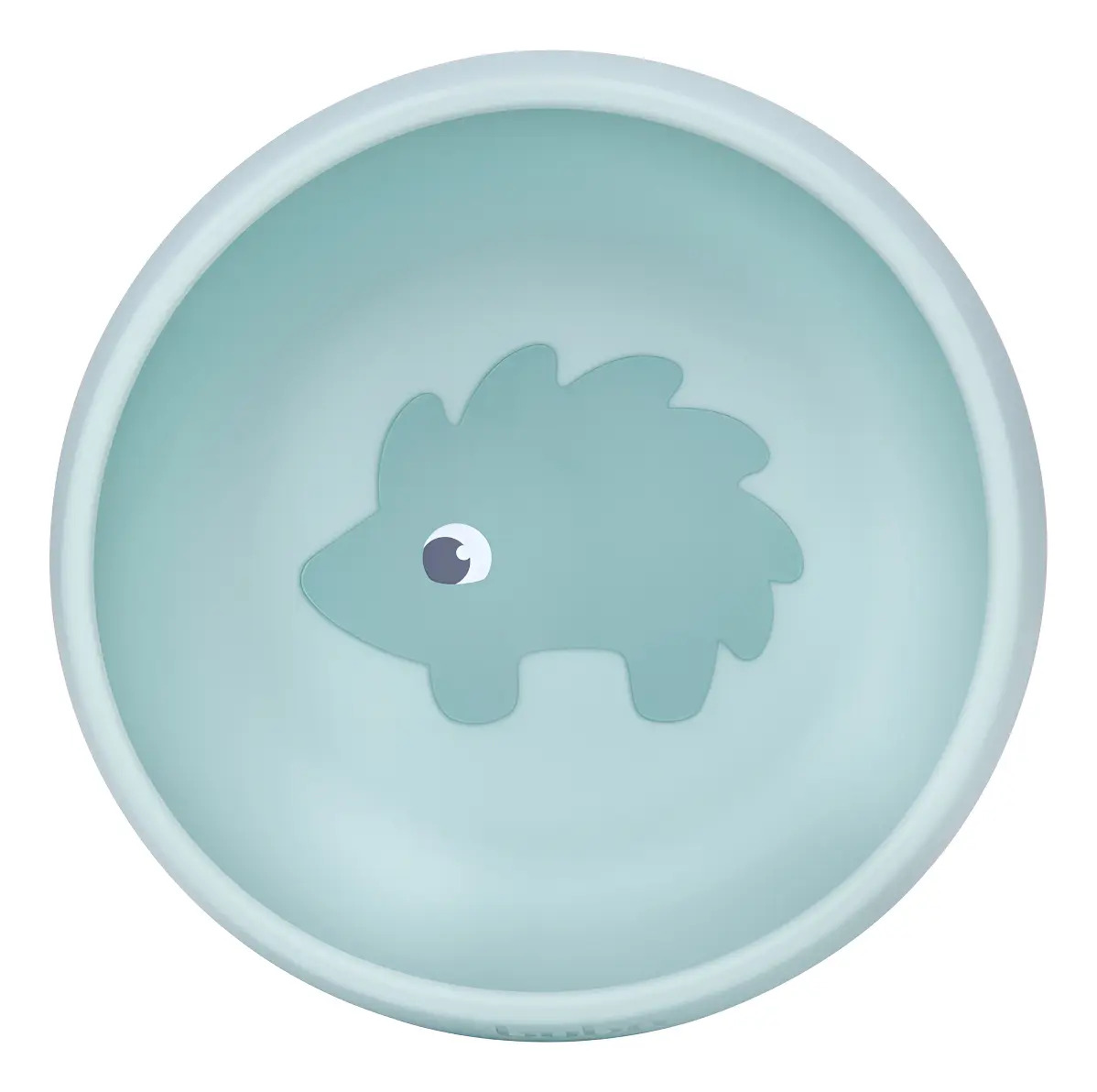 Bowl Em Silicone Com Ventosa Buba Cloudy +6 meses Cor Verde Personagem Porco Espinho