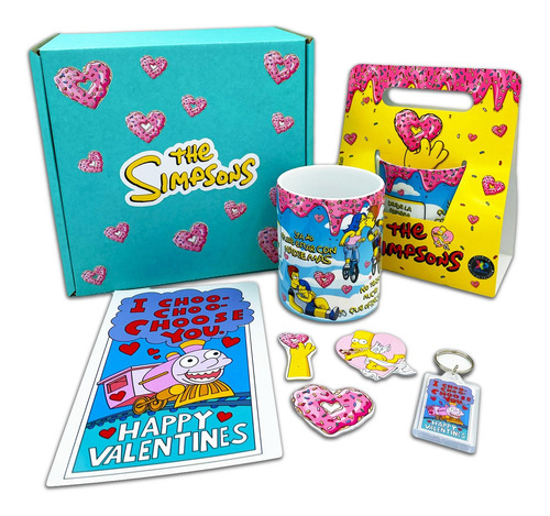 Taza Los Simpsons 14 De Febrero San Valentín Premium