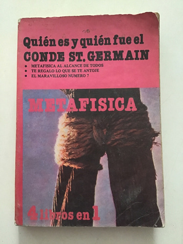 Metafisica 4 Libros En 1 Conde St. Germain Conny Mendez