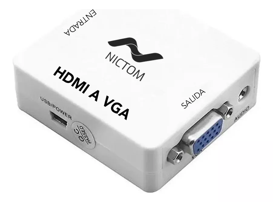 Primera imagen para búsqueda de adaptador hdmi vga