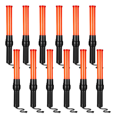 12 Varilla Trafico Señal Varita Control Seguridad Baston 16 