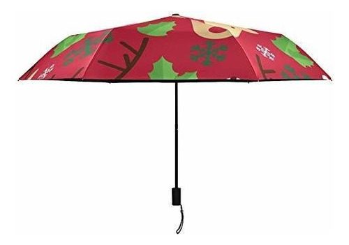 Sombrilla O Paraguas - Abstract Christmas Reindeer Parasol 