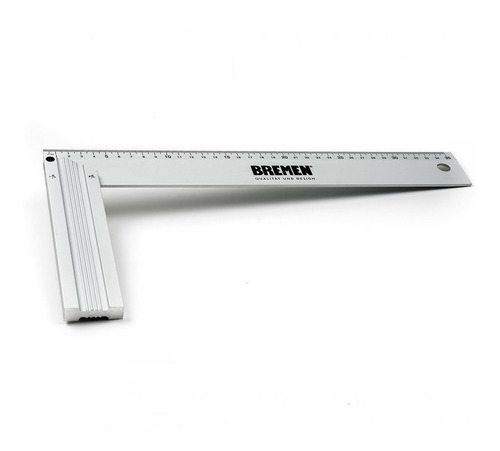 Imagen 2 de 5 de Escuadra De Aluminio 30cm Reforzada Profesional Bremen 6824