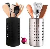 Comprar Escorredor De Talheres Inox Grande Porta Utensílios Cozinha