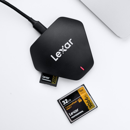 Lector De Memorias Lexar Multi Card 3 En 1 Usb 3.1