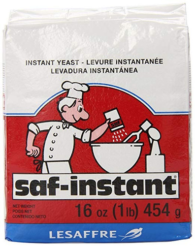 La Levadura Lesaffre Saf-instantánea, Rojo, 2 Libra