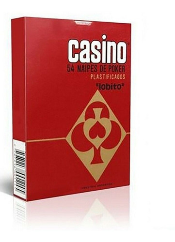 Naipe Casino X 54 Cartas Plastificadas Orig Pack X 6 Mazos