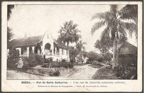 Santa Catarina - Joinville Cartão - Postal Antigo - Lenachl