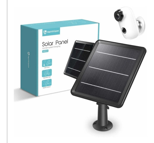 Heimivision Panel Solar, Compatible Para Camara De Seguridad