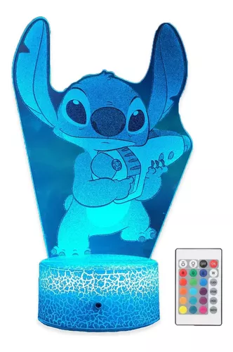 Lámpara LED 3D Bebé Stitch con la base que elijas! - PictyourLamp