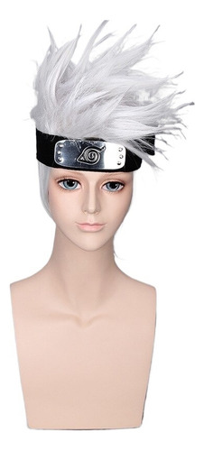 Peluca Para Cosplay De Anime Hatake Kakashi, Pelucas Platead