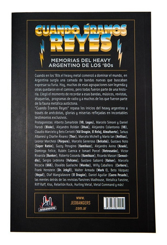 Cuando Eramos Reyes - Libro + Cd - Heavy Argentino Historia
