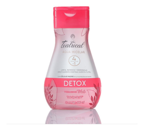 Teatrical Agua Micelar Té Verde - Detox 600 Ml