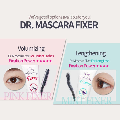 Máscara Fixer Etude Dr. Para Pestañas Perfectas 01 Con Volum