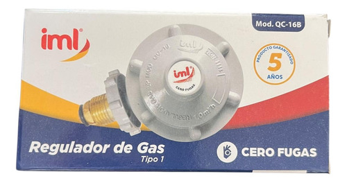 Regulador De Gas Lp Modelo Qc-16b Baja Presión Iml C/maneral