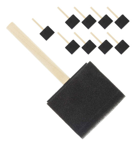 10x Cepillos De Esponja De Dibujo De Juguete 3 Pulgadas