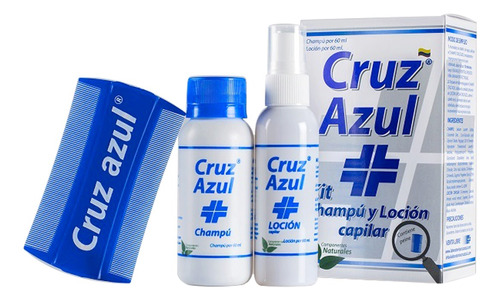  Champú Cruz Azul + Locion + Peine
