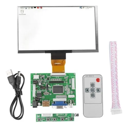 Hilitand 7 Tft Lcd Pantalla Vga Monitor Monitor Kit 1024x600