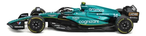 Miniatura F1 Aston Martin Amr23 2023 1:43 Burago Color Verde